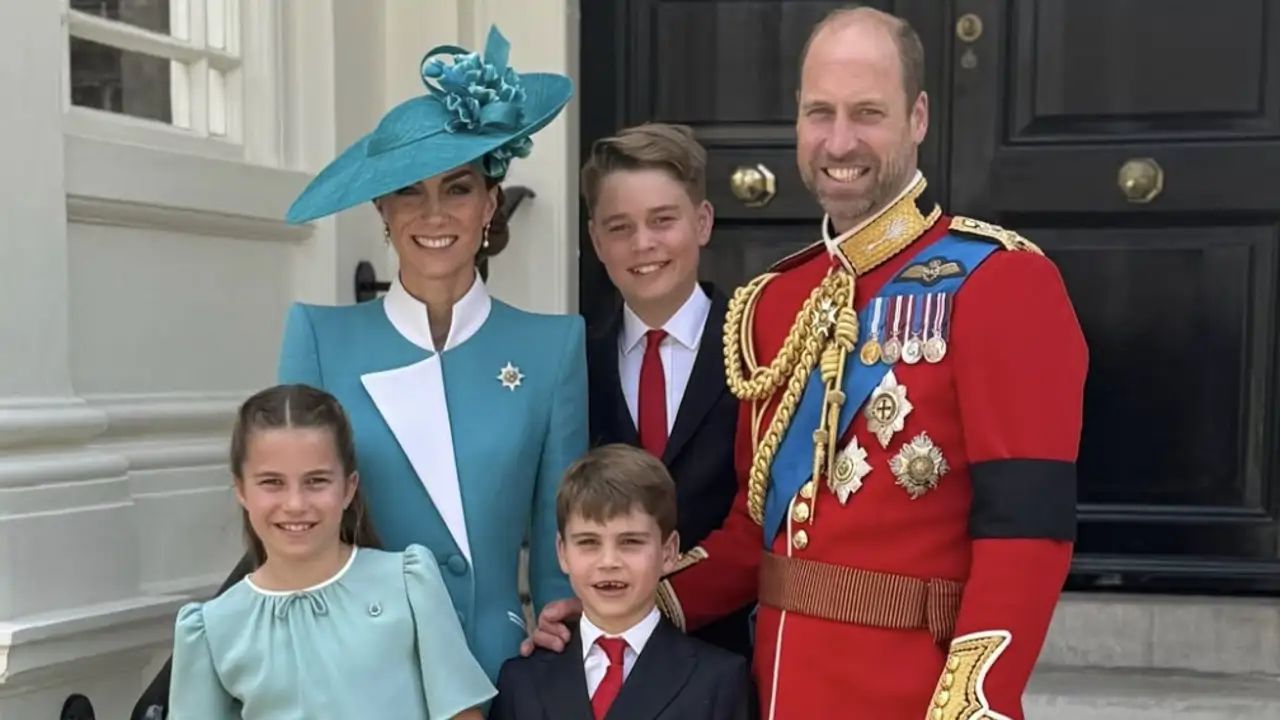 Kate Middleton y Guillermo con sus hijos