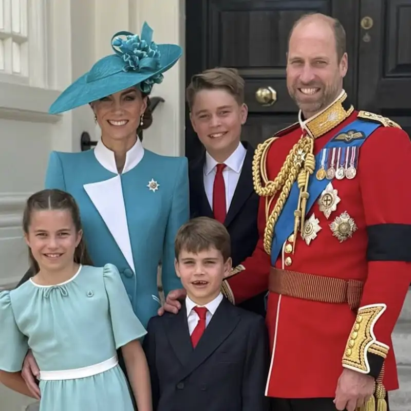 Kate Middleton y Guillermo con sus hijos