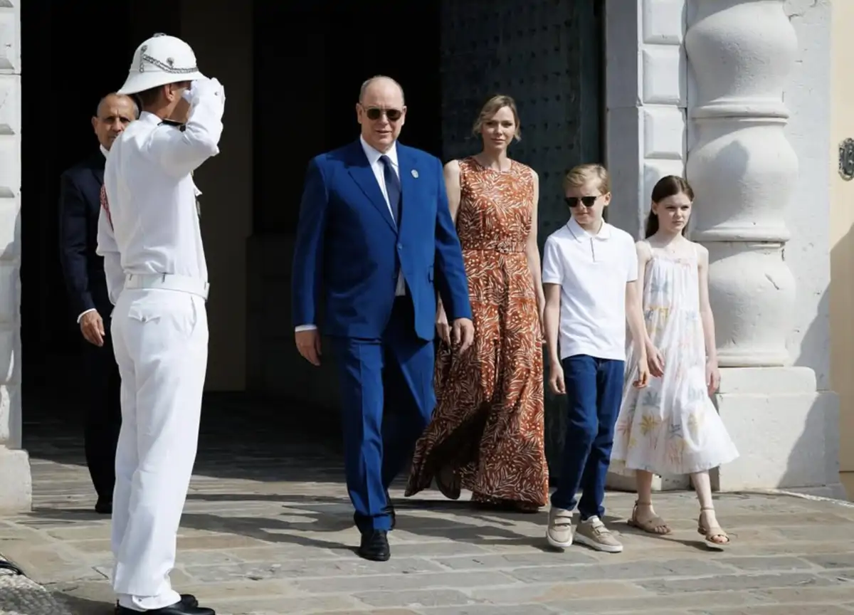 Charlene, Alberto, Jacques y Gabriella de Mónaco