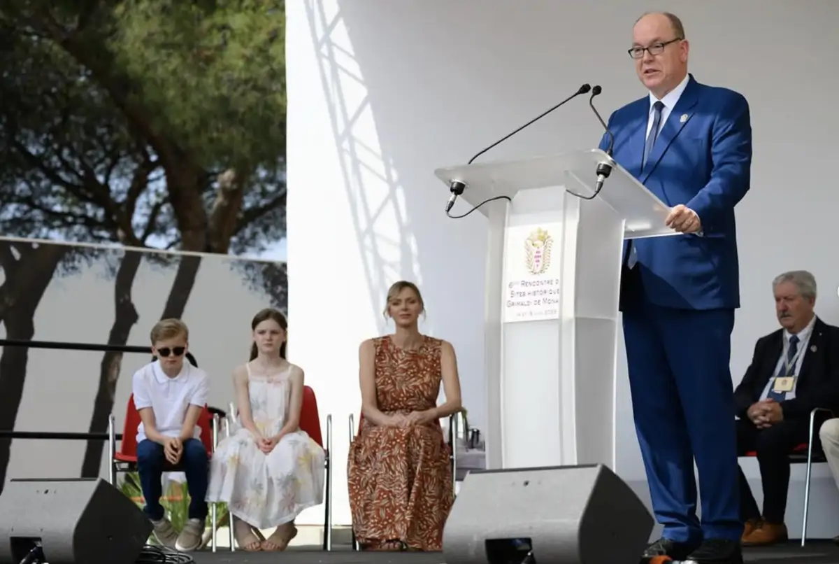 Charlene, Alberto, Jacquez y Gabriella de Mónaco