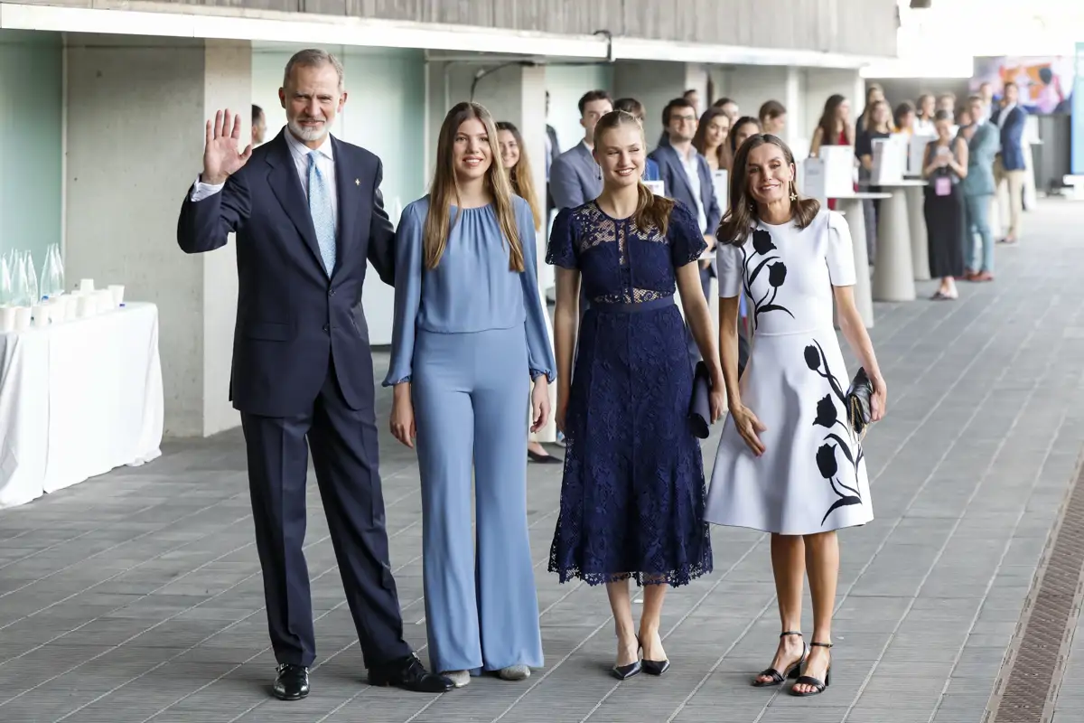 Felipe, Letizia, Leonor y Sofía