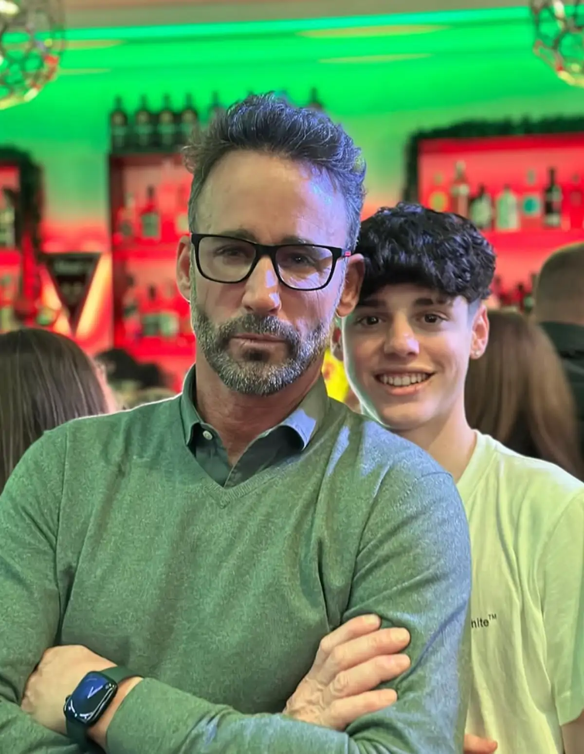 Álvaro Muñoz Escassi y su hijo, Álvaro Jr.