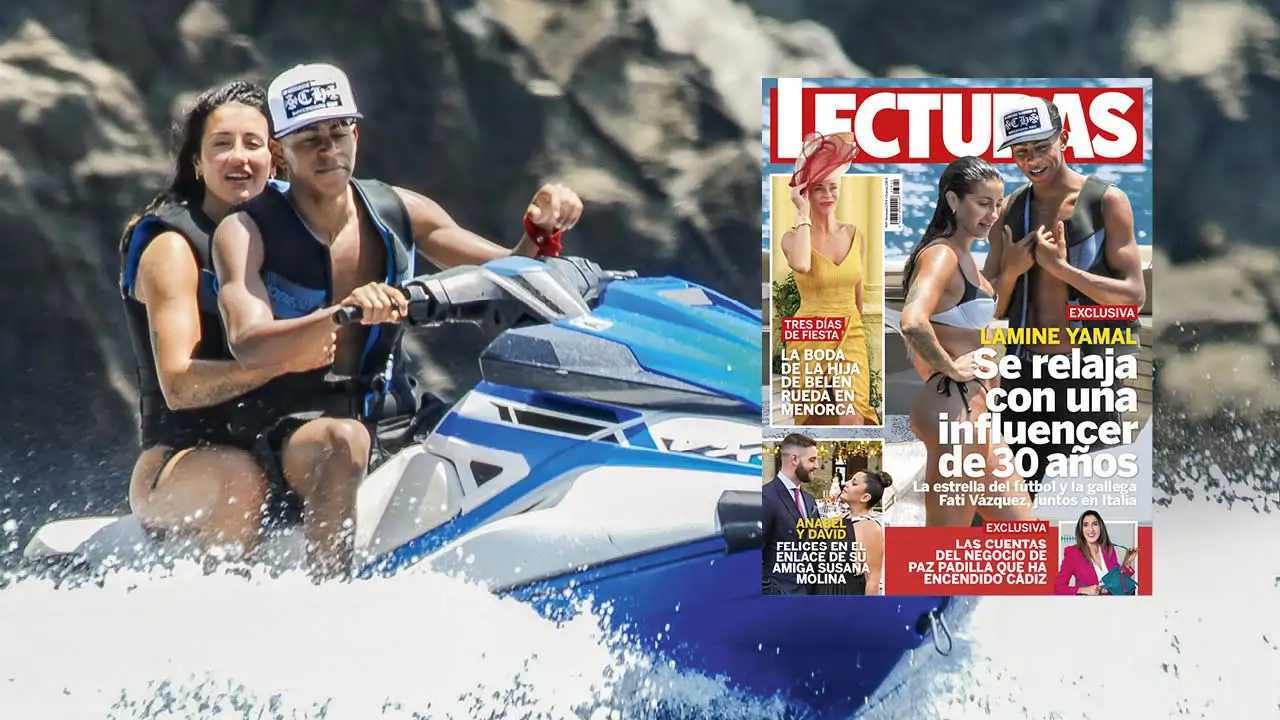 EXCLUSIVA | Lamine Yamal se relaja con una influencer de 30 años: sus fotografías junto a Fati Vázquez en Italia