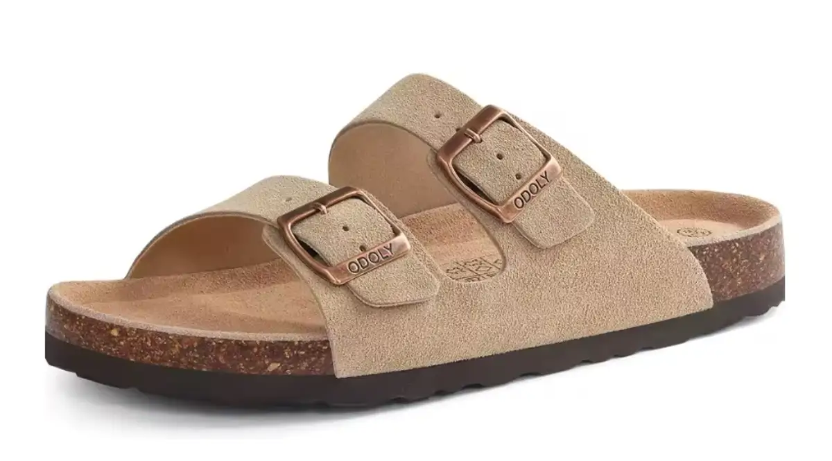 Eyriphy, sandalias antideslizantes planas consuela de corcho