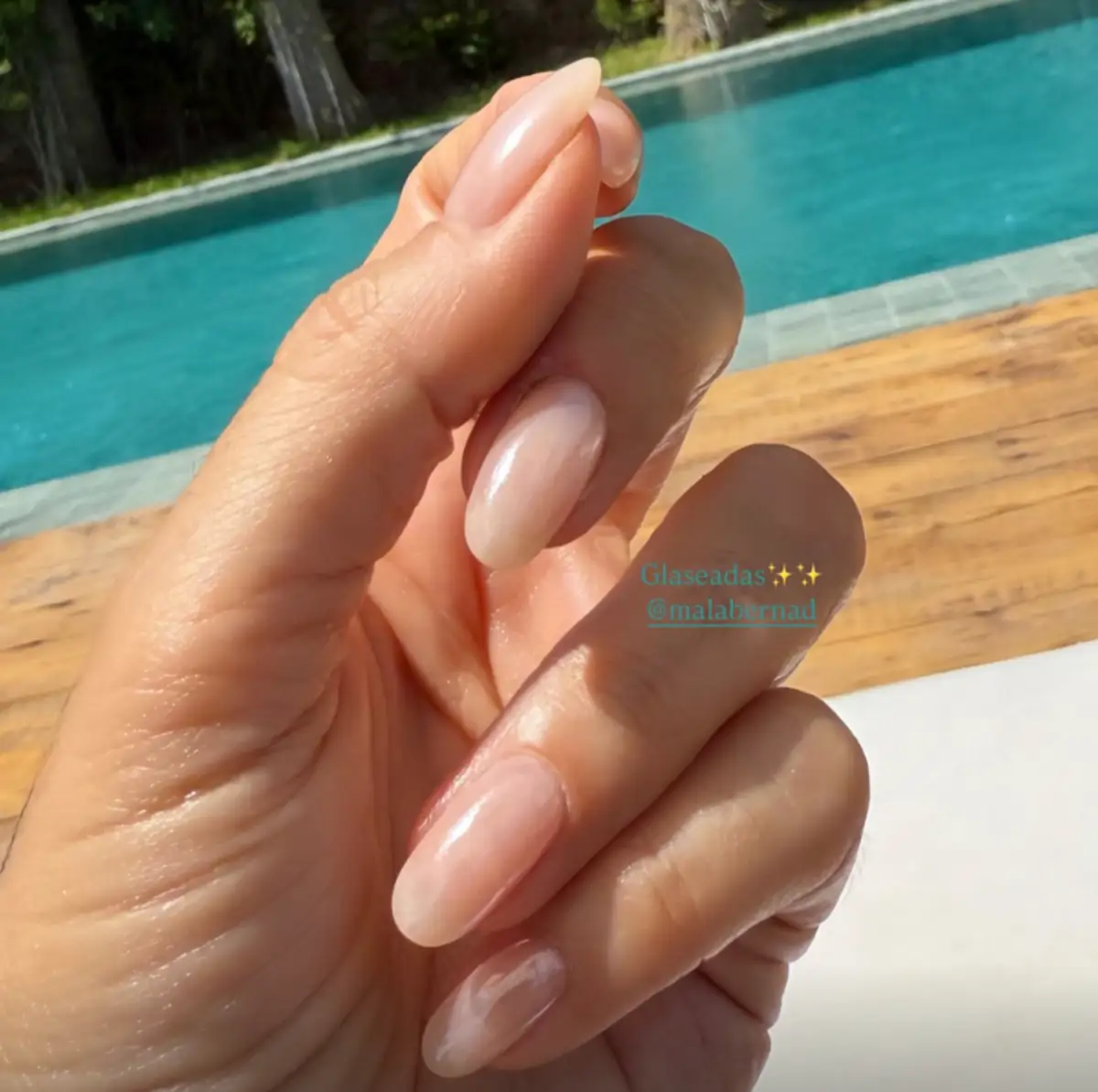 Uñas glaseadas