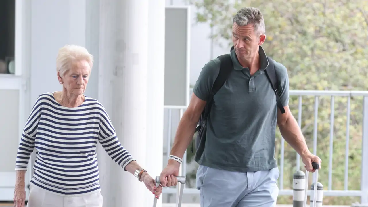 Iñaki Urdangarin y su madre