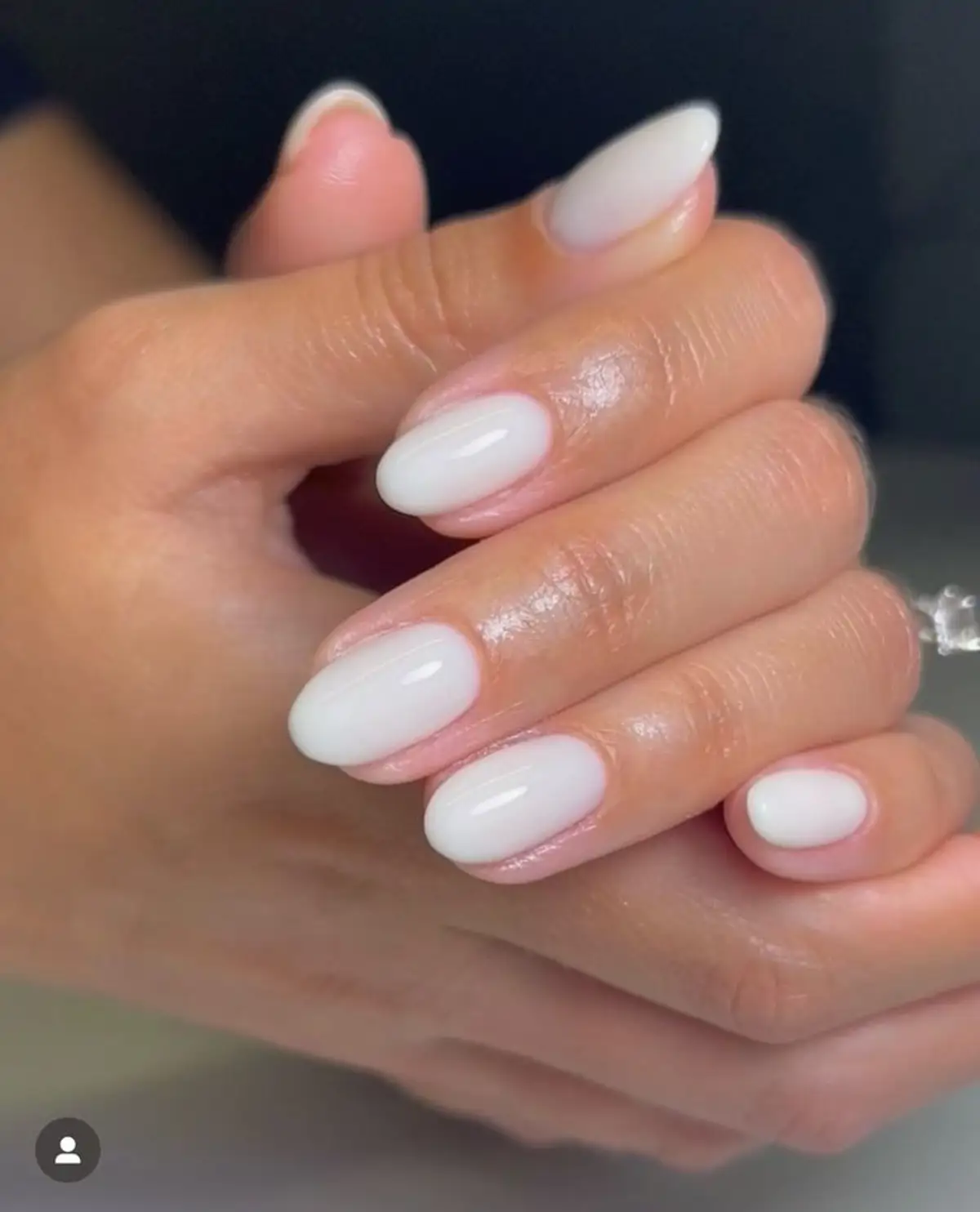 Milky nails