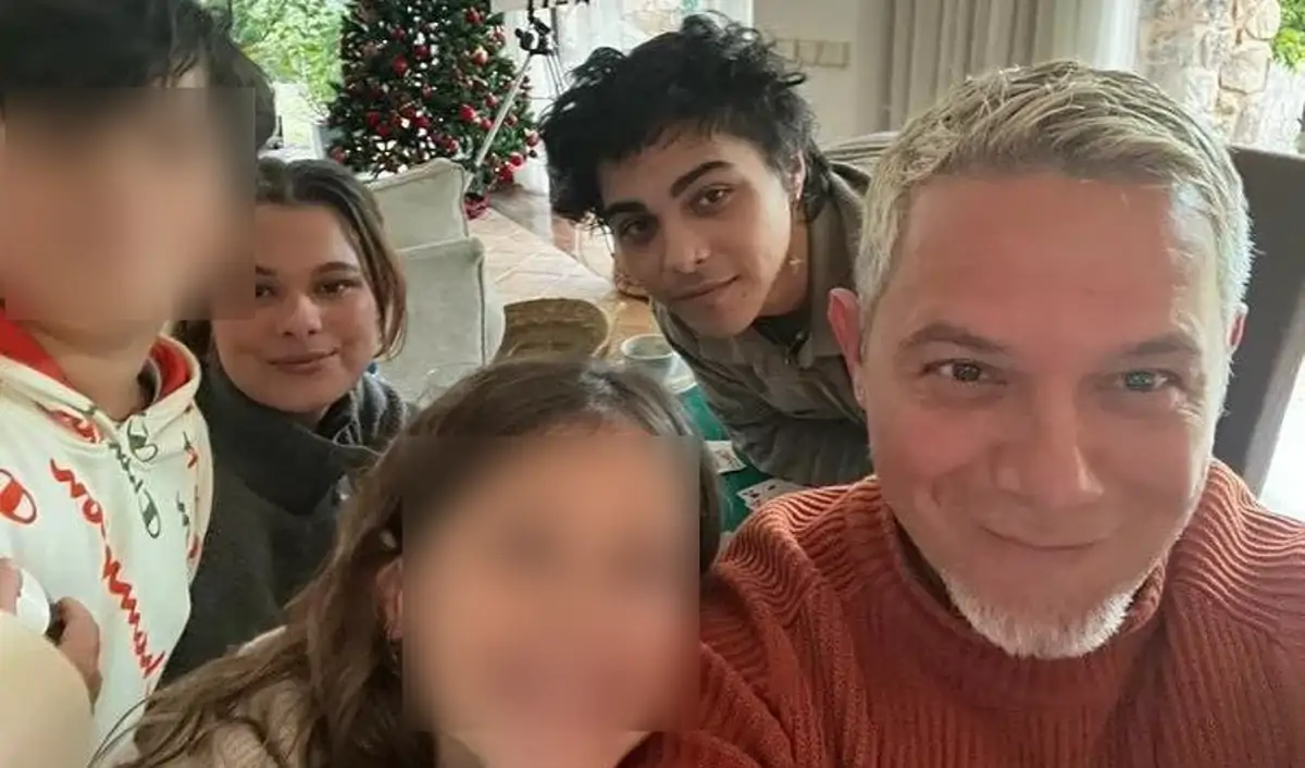 Alejandro Sanz y sus hijos