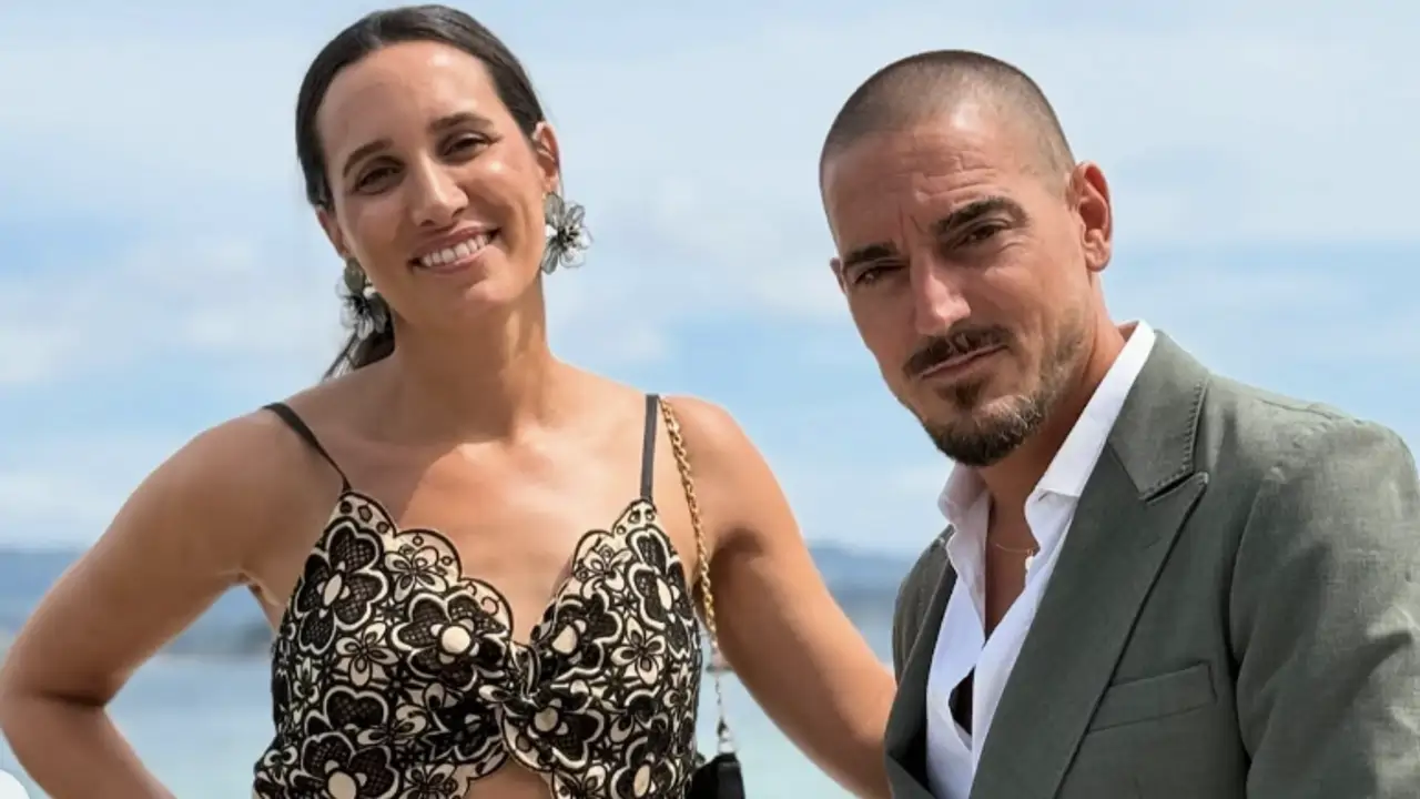 Damián Quintero y su mujer