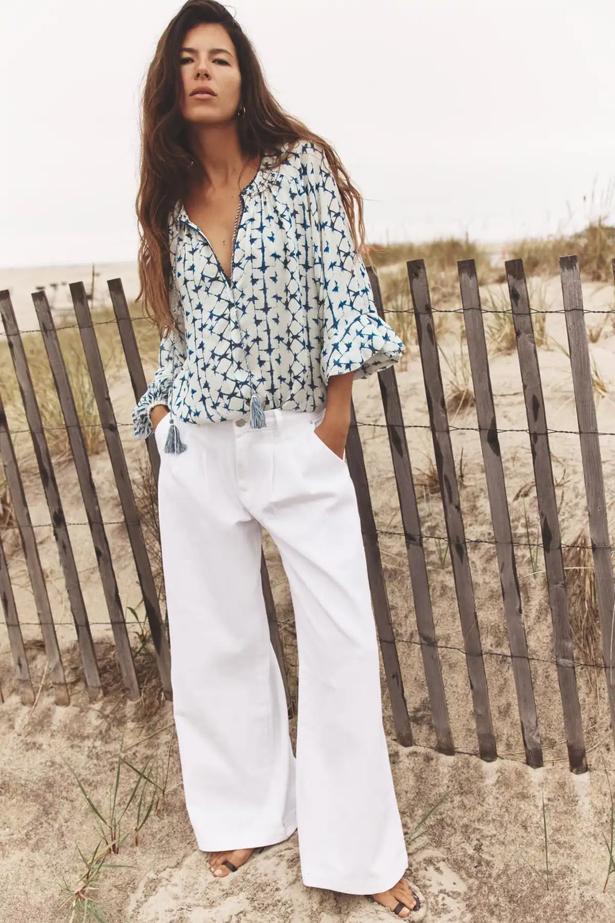 Blusa estampada.