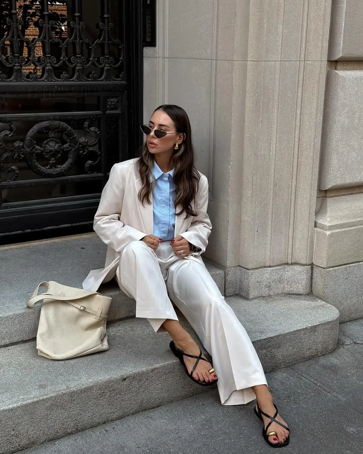 Sandalias planas piel rebajas verano zara