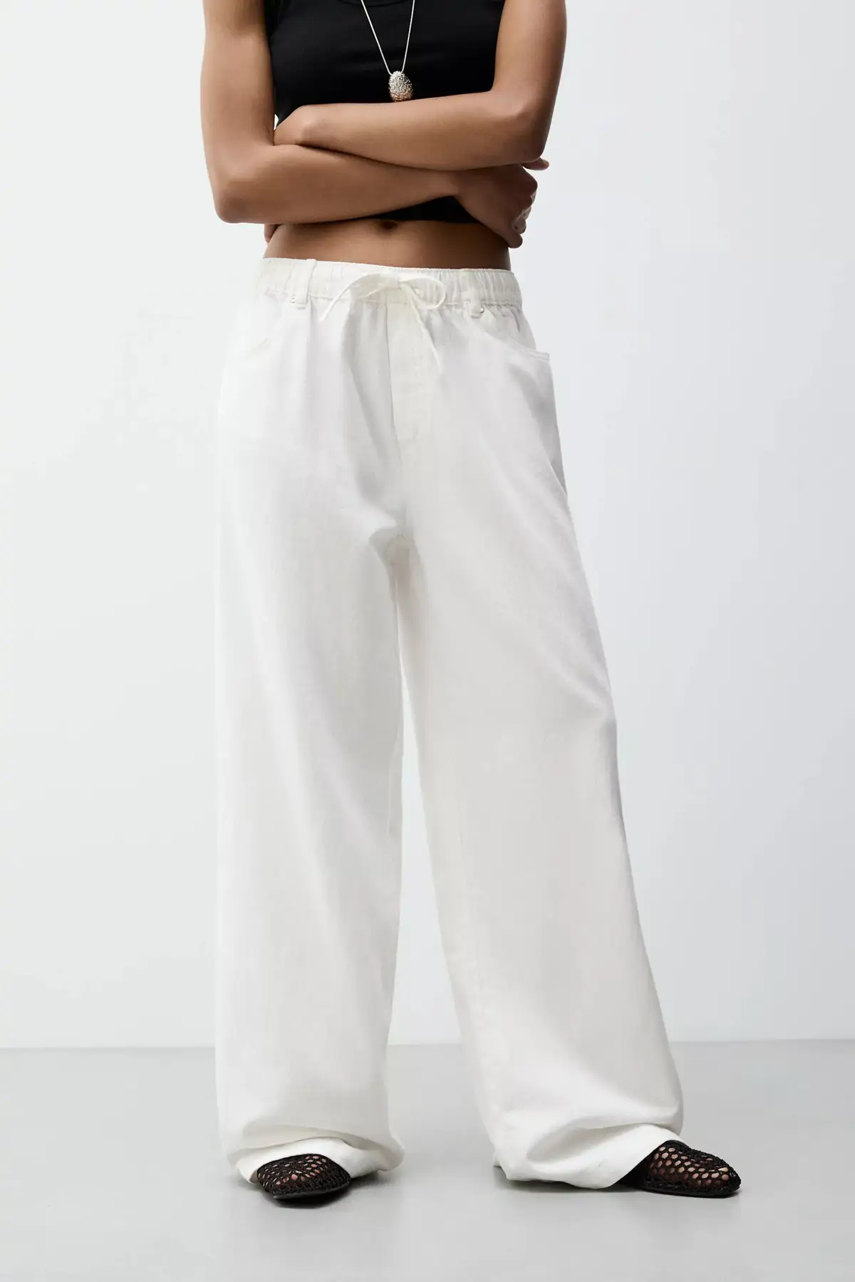 Pantalones blancos lefties rebajas 