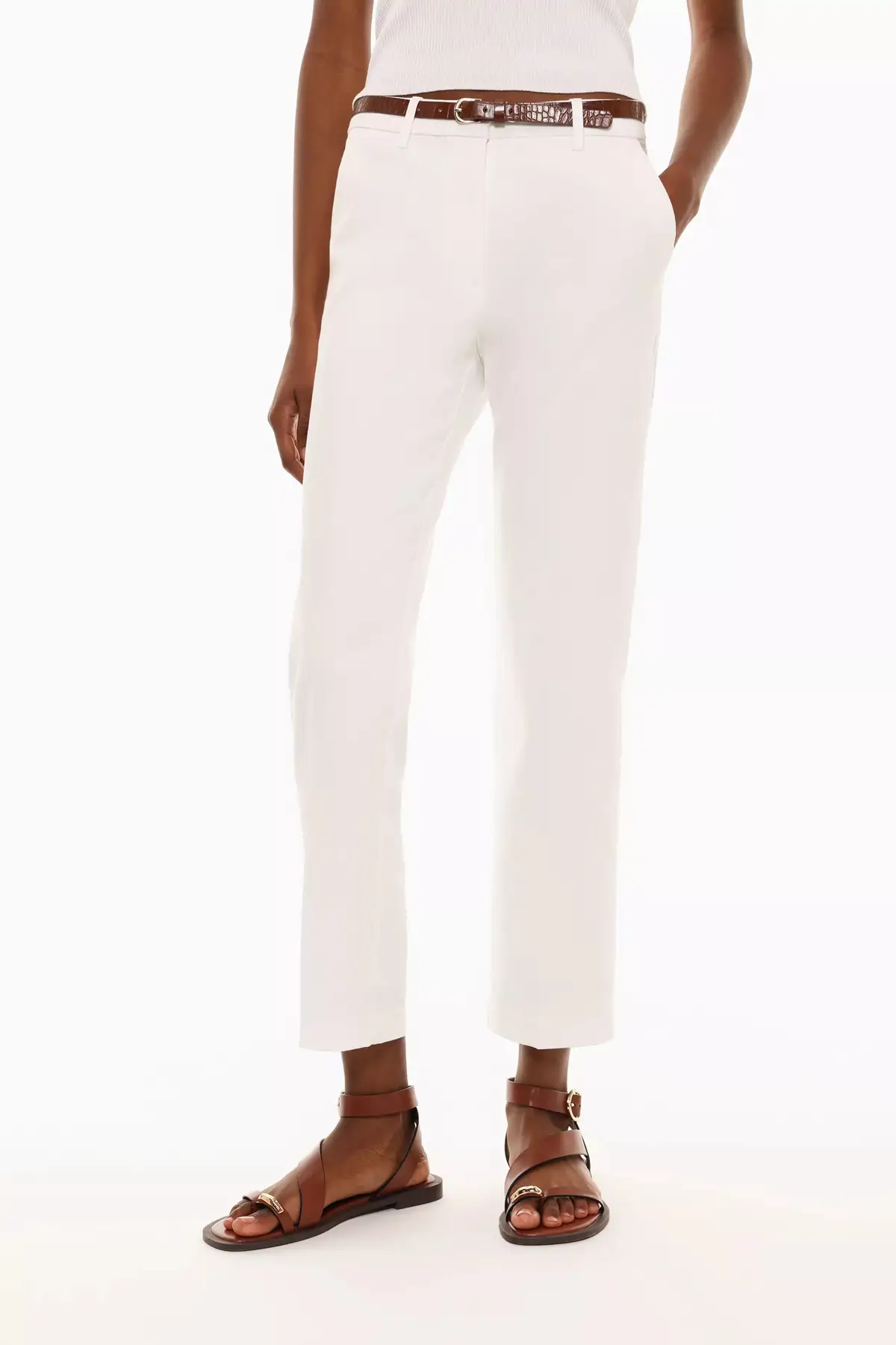 Pantalones blancos lefties rebajas 