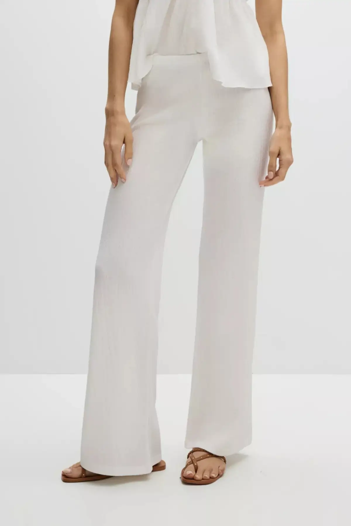Pantalones blancos lefties rebajas 