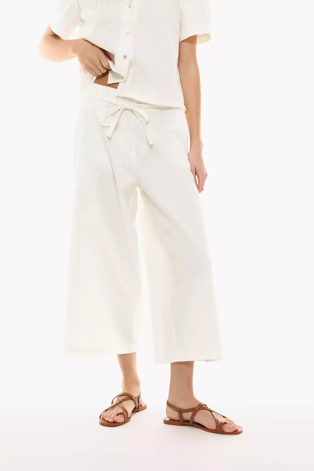 Pantalones blancos lefties rebajas 