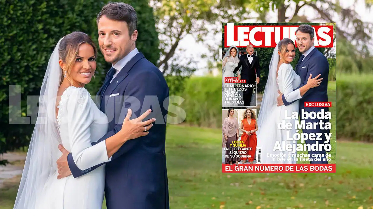 EXCLUSIVA | La boda de Marta López y Alejandro Huerta: los vestidos, los invitados y mucha emoción en la fiesta del año