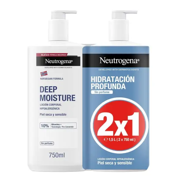 Pack 2x1 Loción corporal Neutrogena (1,5 L)