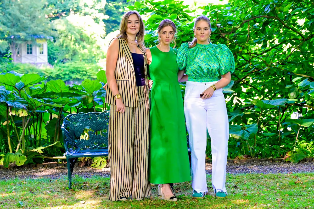 Ariane, Alexia y Amalia de Holanda