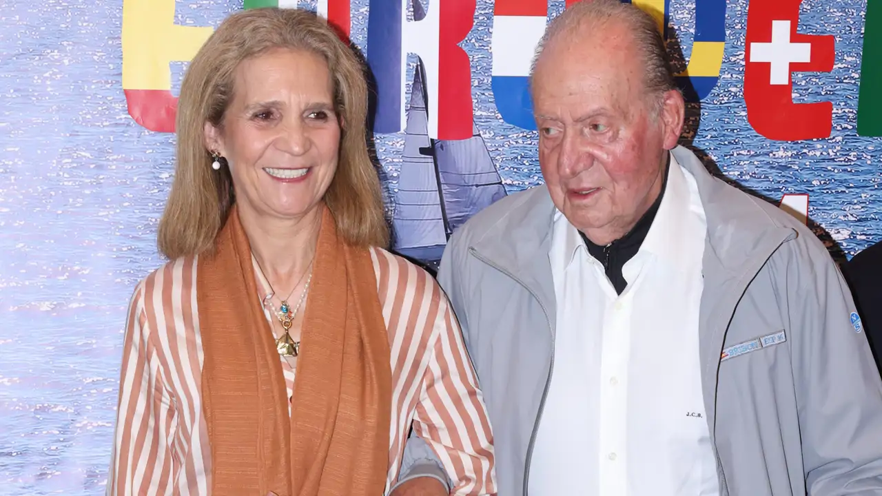 Rey Juan Carlos e Infanta Elena