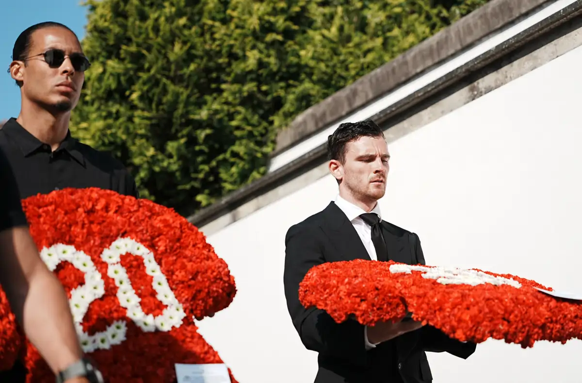 funeral del futbolista Diogo Joya y André Silva