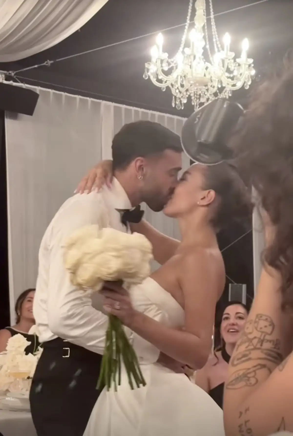 David Raya y Tatiana boda