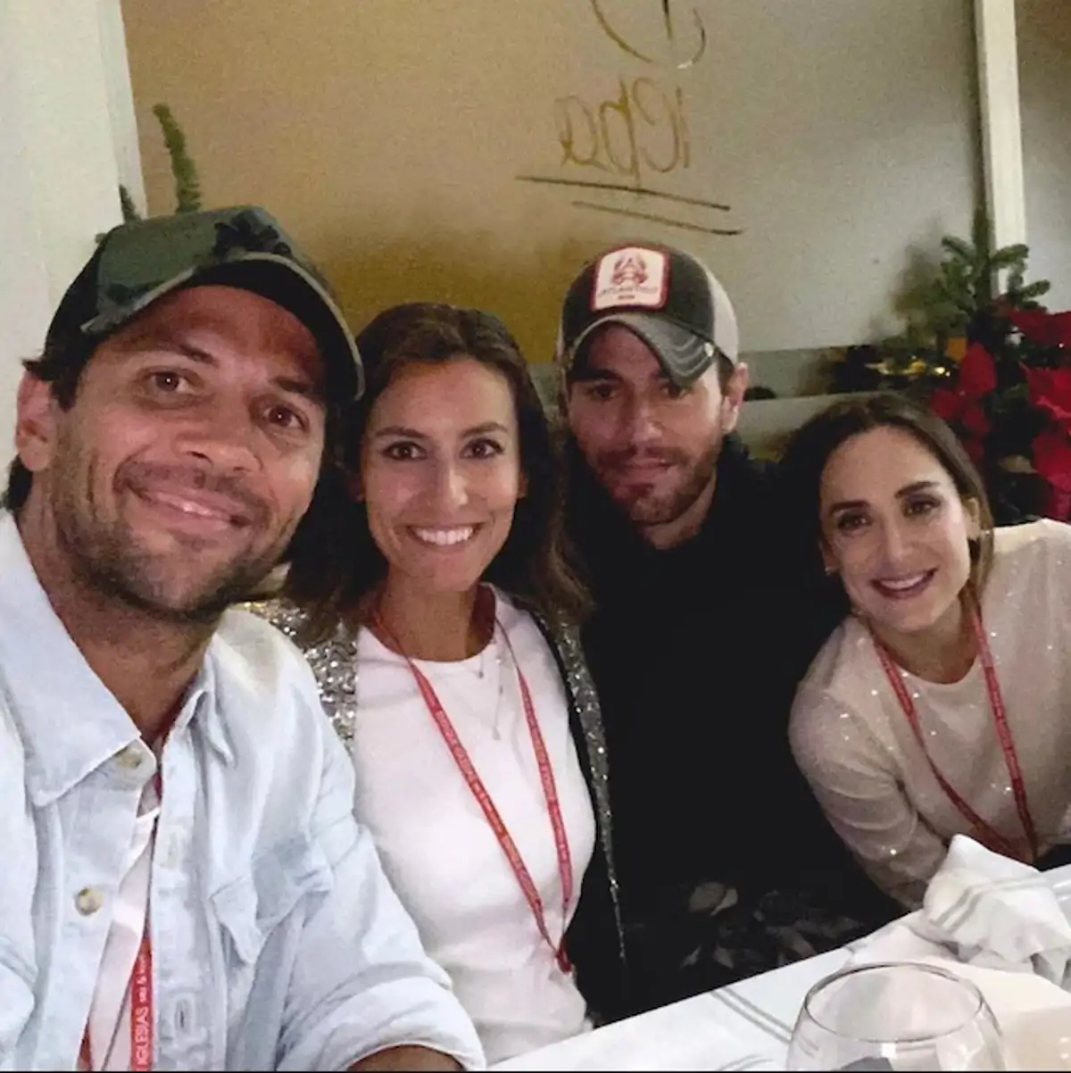 Fernando Verdasco, Ana Boyer, Enrique Iglesias y Tamara Falcó