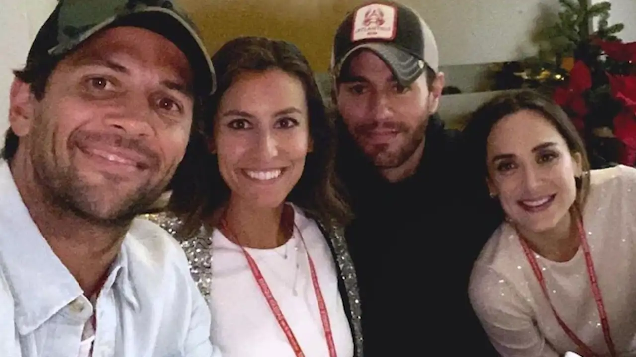 Ana Boyer y Tamara Falcó acompañan a Enrique Iglesias en uno de sus días más especiales