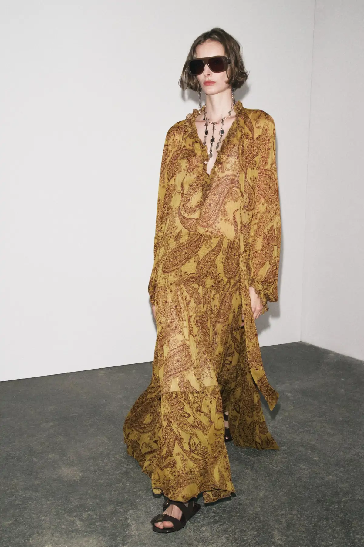 Vestido boho rebajas Zara