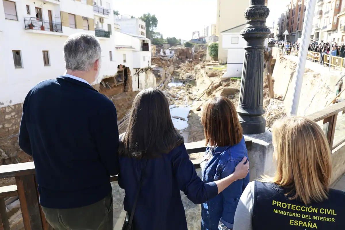 Letizia en la dana