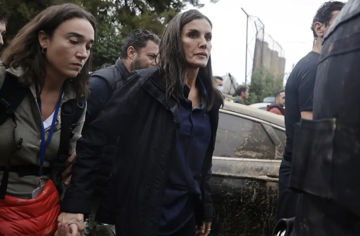 Letizia en la dana
