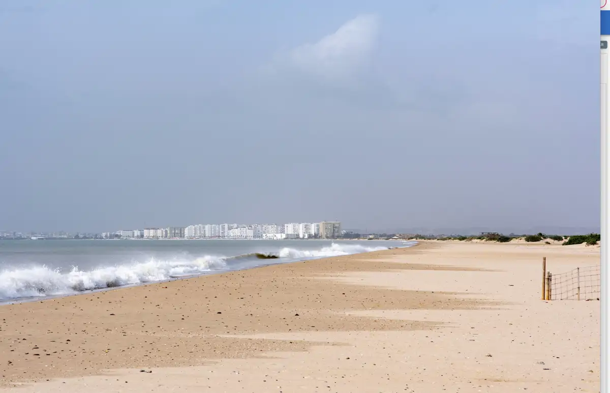 Playa de Valdelagrana en El Puerto de Santa María