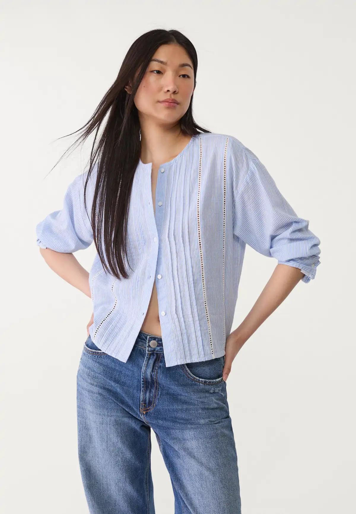 Lourdes Montes blusa manguita verano