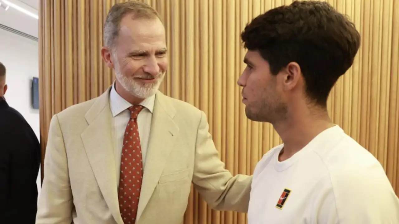 Las palabras de ánimo del rey Felipe VI a Carlos Alcaraz ante su derrota en Wimbledon: “Has hecho que disfrutemos”
