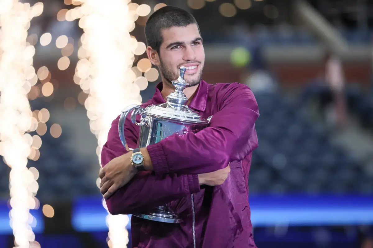 Los reyes Felipe y Letizia envían un bonito mensaje a Carlos Alcaraz tras  su victoria en el US Open: "Enorgullece a todo el deporte español"